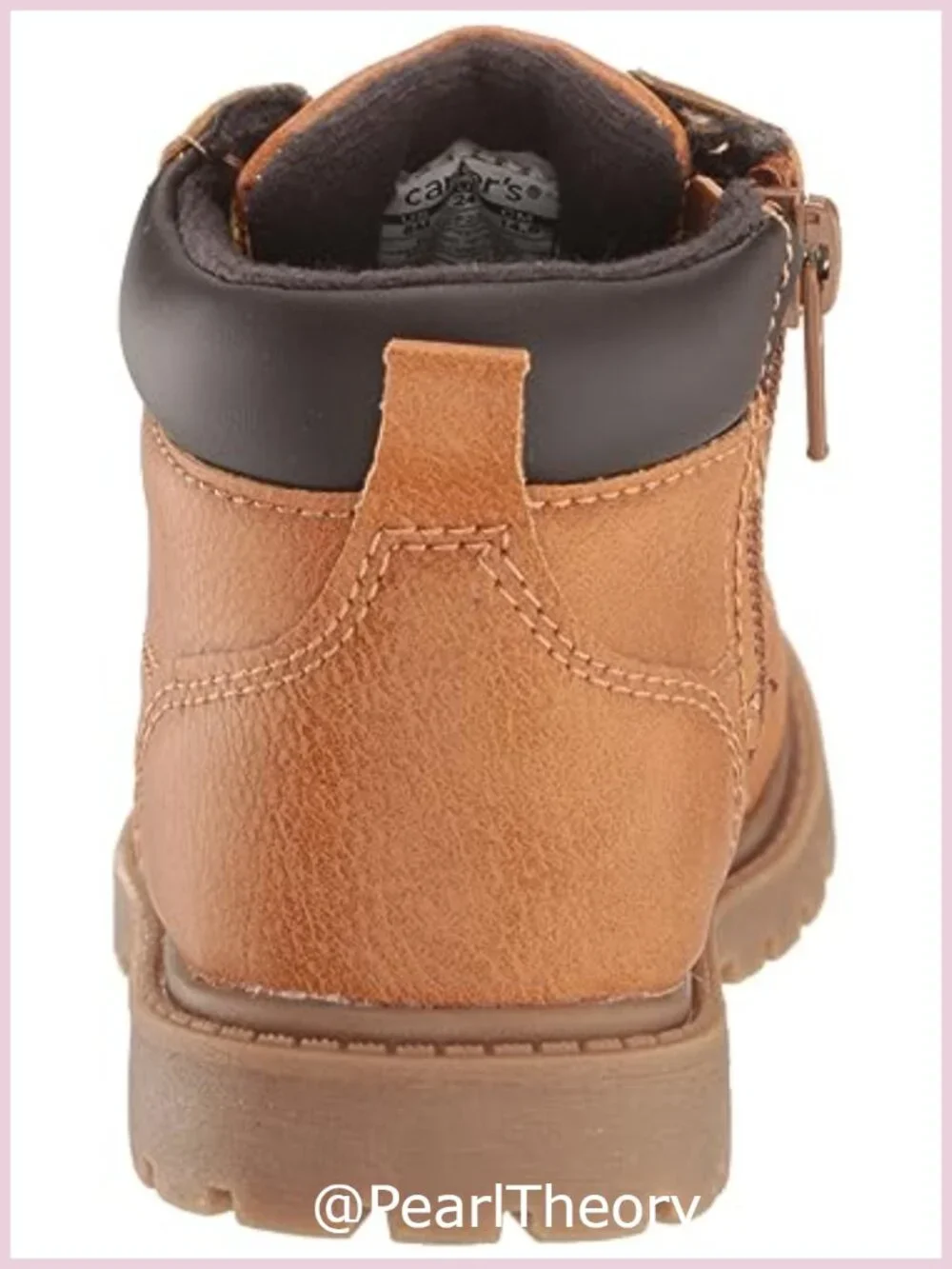 Kids High-Top Chukka Boots Faux Leather Easy-On Casual
